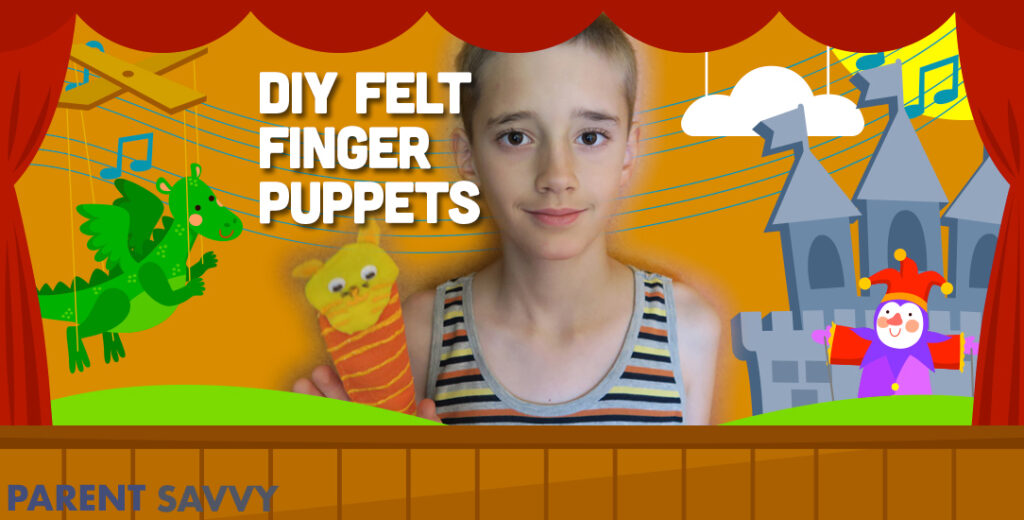 DIY Felt Finger Puppets